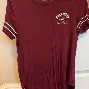 Deep red extra small shirt bought from Hollister